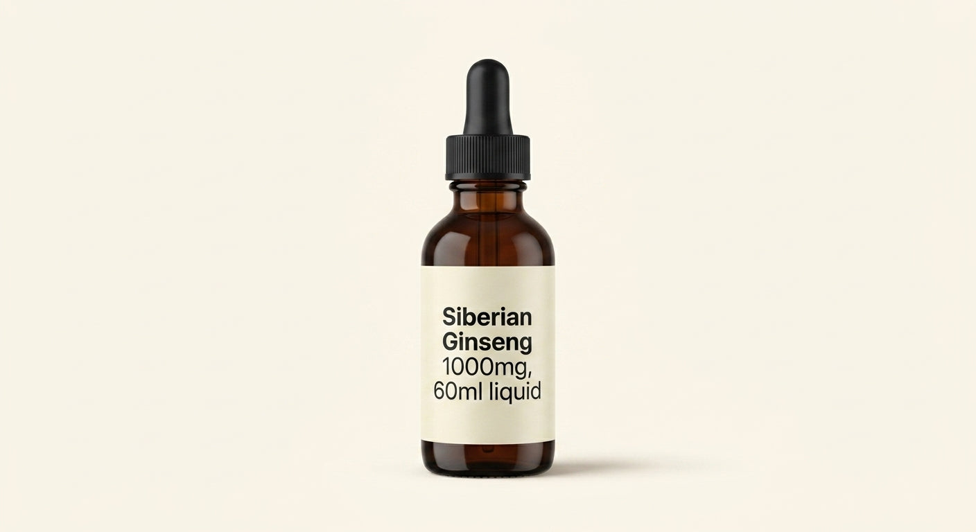 Holland & Barrett Siberian Ginseng liquid 60ml, UK version