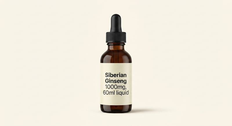 Holland & Barrett Siberian Ginseng liquid 60ml, UK version