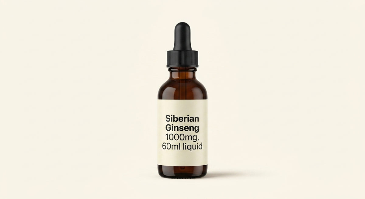 Holland & Barrett Siberian Ginseng liquid 60ml, UK version