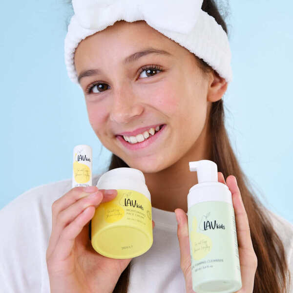 Lav-Kids Complete Face Trio kids skincare bundle (British brand)