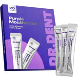 DR.DENT purple colour-correcting mouthwash 20 sachets - British product