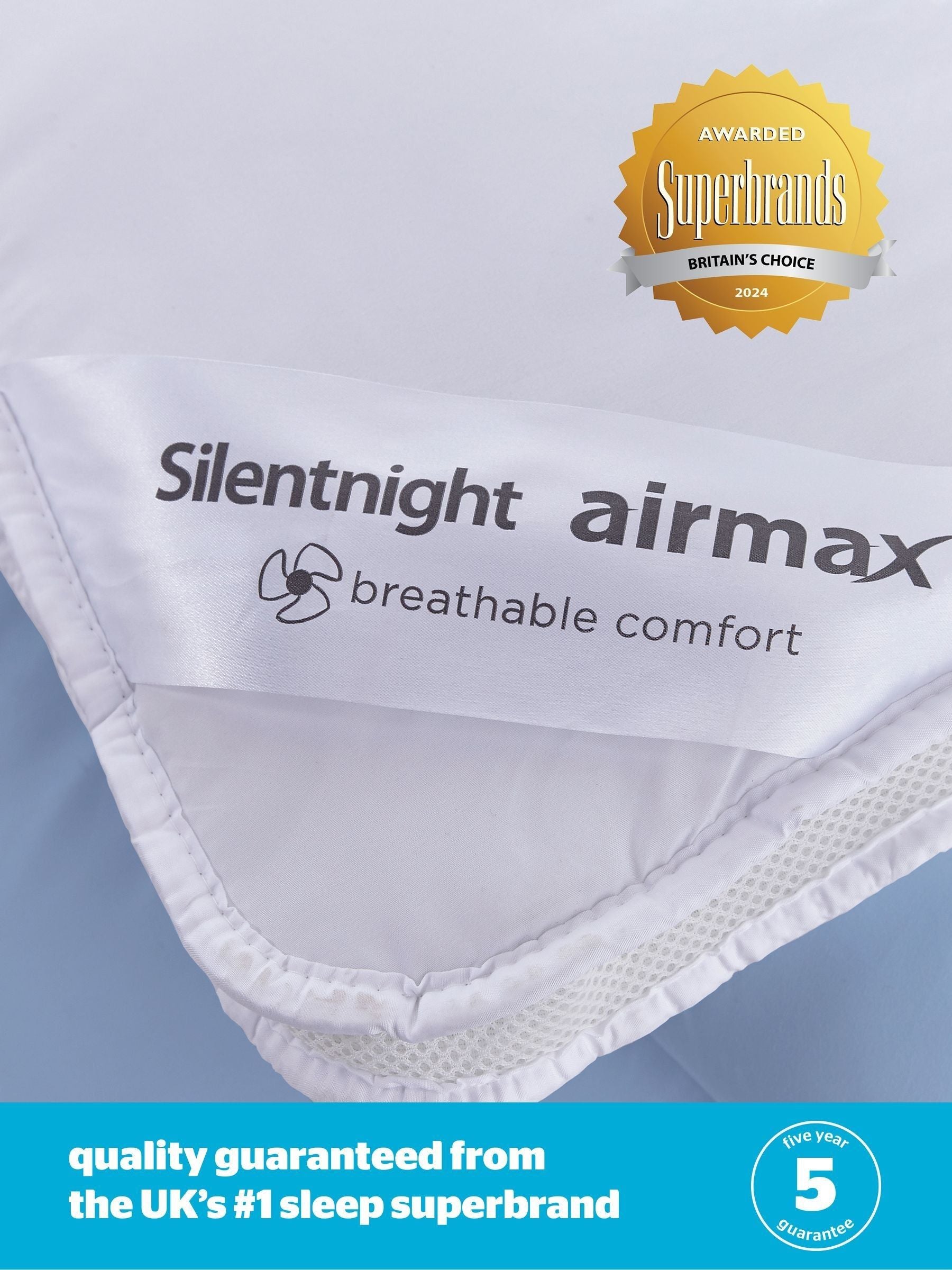 Silentnight Airmax Anti Allergy 13.5 Tog Winter Duvet (British brand)