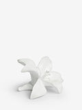 White lily flower ornament, 10cm resin sculpture (British brand)