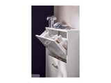 Shoe cabinet pearl white finish 58.5 x 105 x 17cm (British brand)