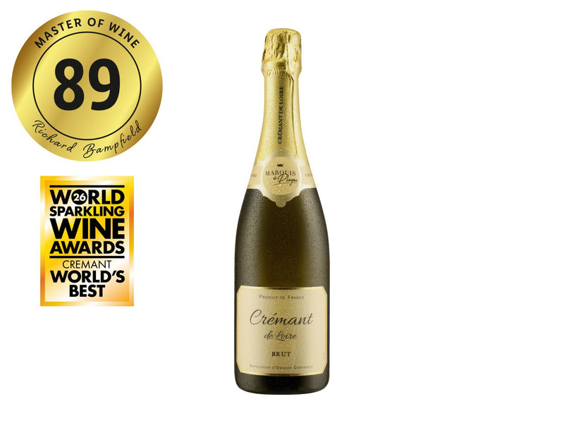 Cremant de Loire Brut sparkling wine - British product