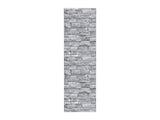 Grey stacked stone self-adhesive film 45cm x 10m, imported from the UK