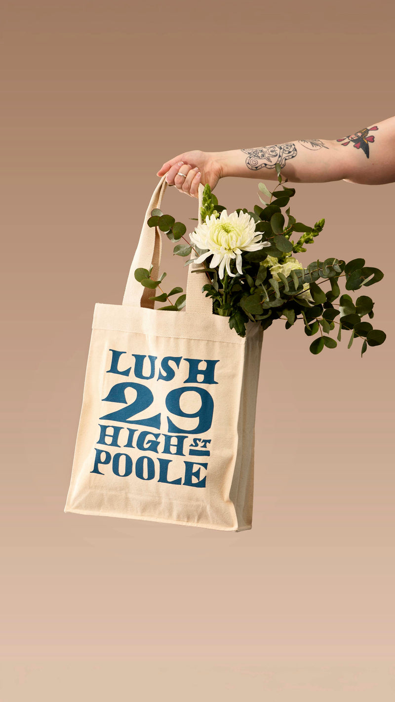 29 High Street organic cotton tote bag, (British brand)