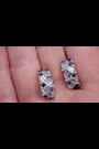 The Diamond Store Blue Topaz Sapphire Earrings with Diamond (British brand)