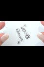 The Diamond Store Diamond Earrings 9K White Gold 0.08ct (British brand)