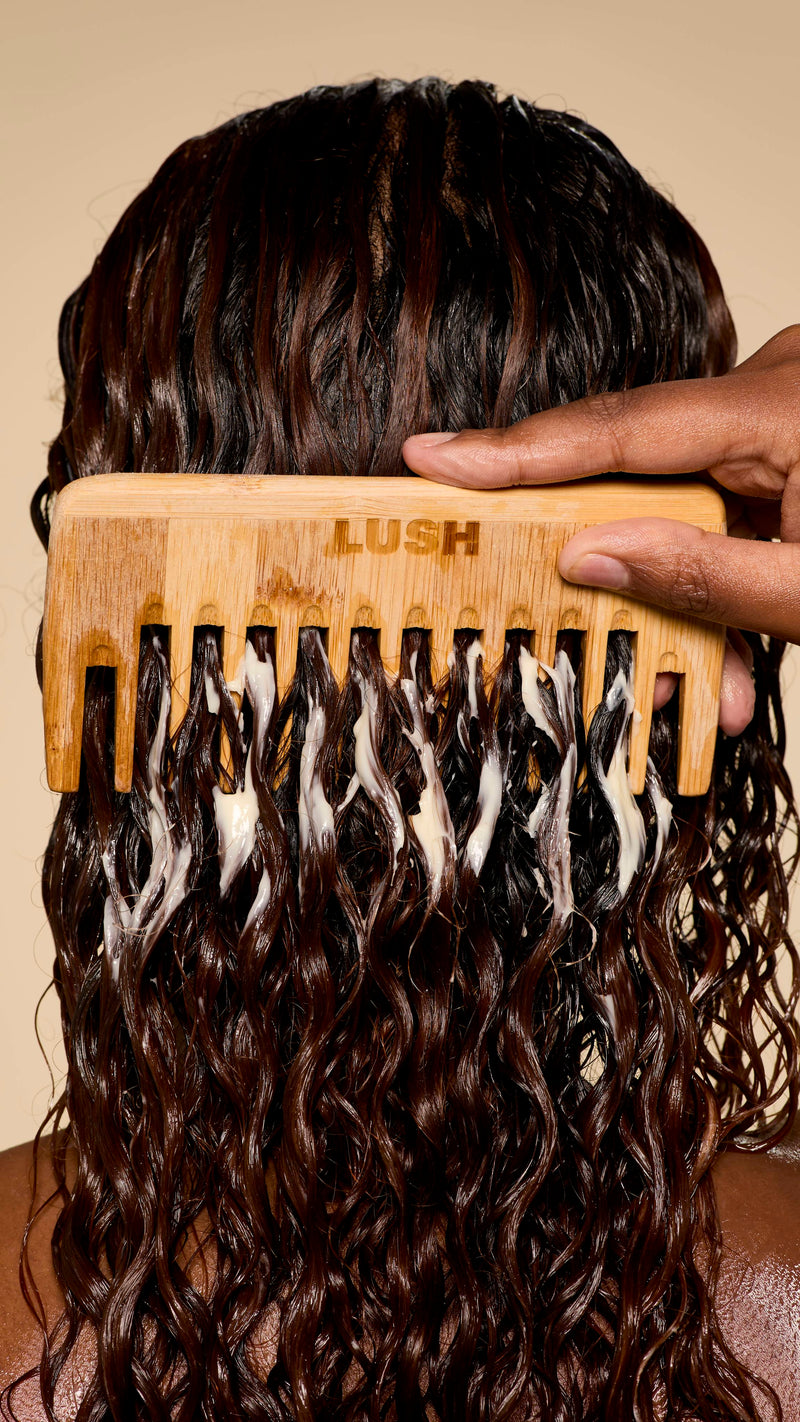 Lush Super Milk conditioner for long hair, UK version