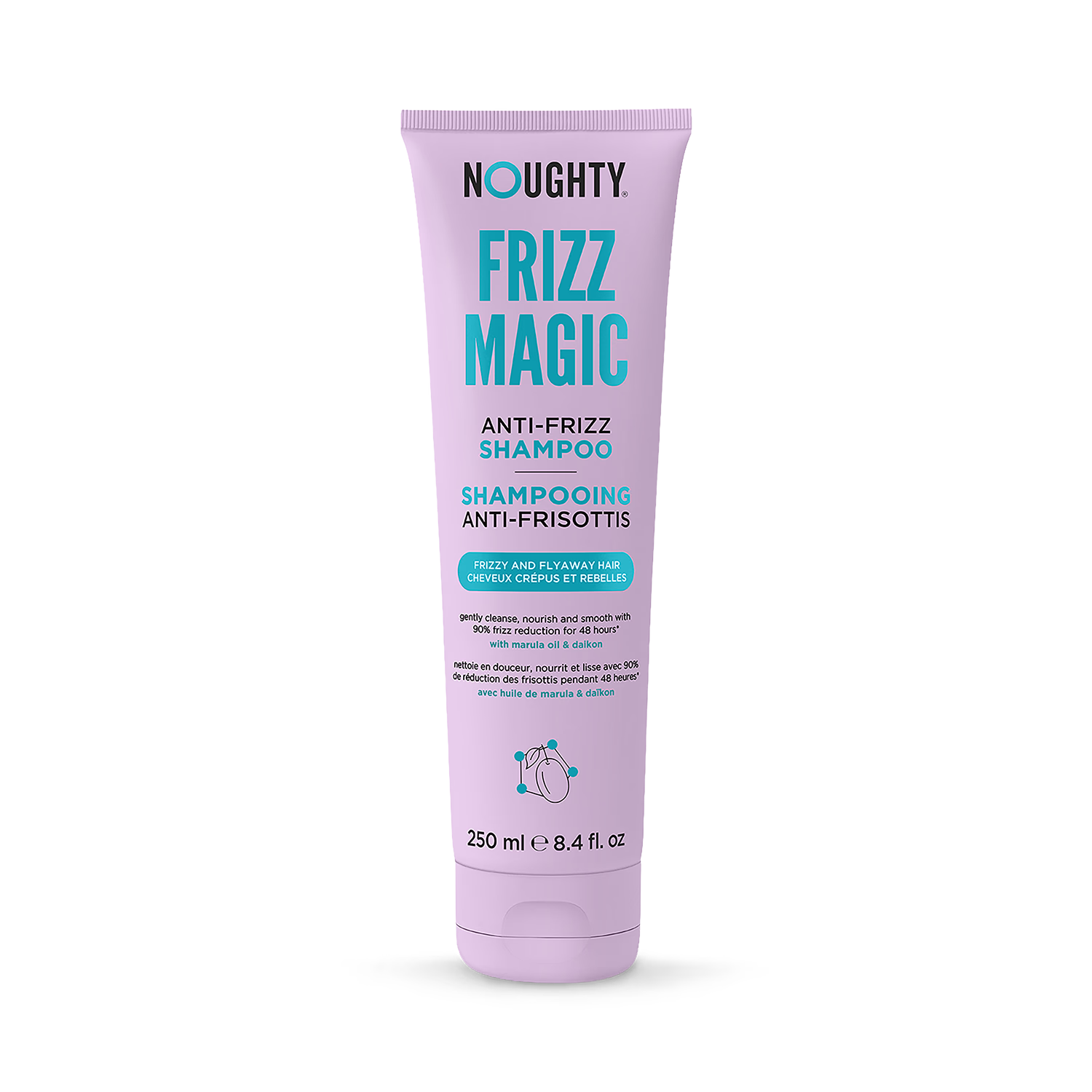 Noughty Frizz Magic Anti-Frizz Shampoo 250ml (British brand)