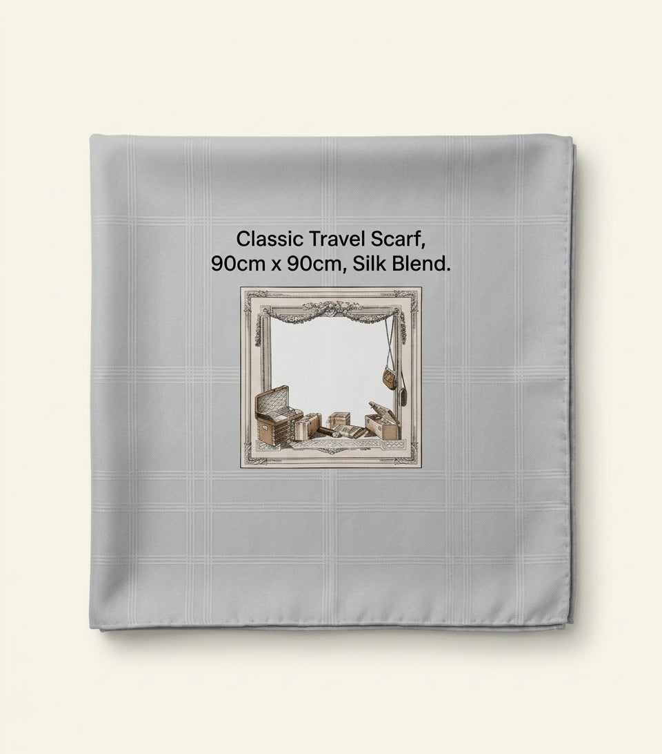 Louis Vuitton Chez Elle square silk scarf 90cm, imported from the UK