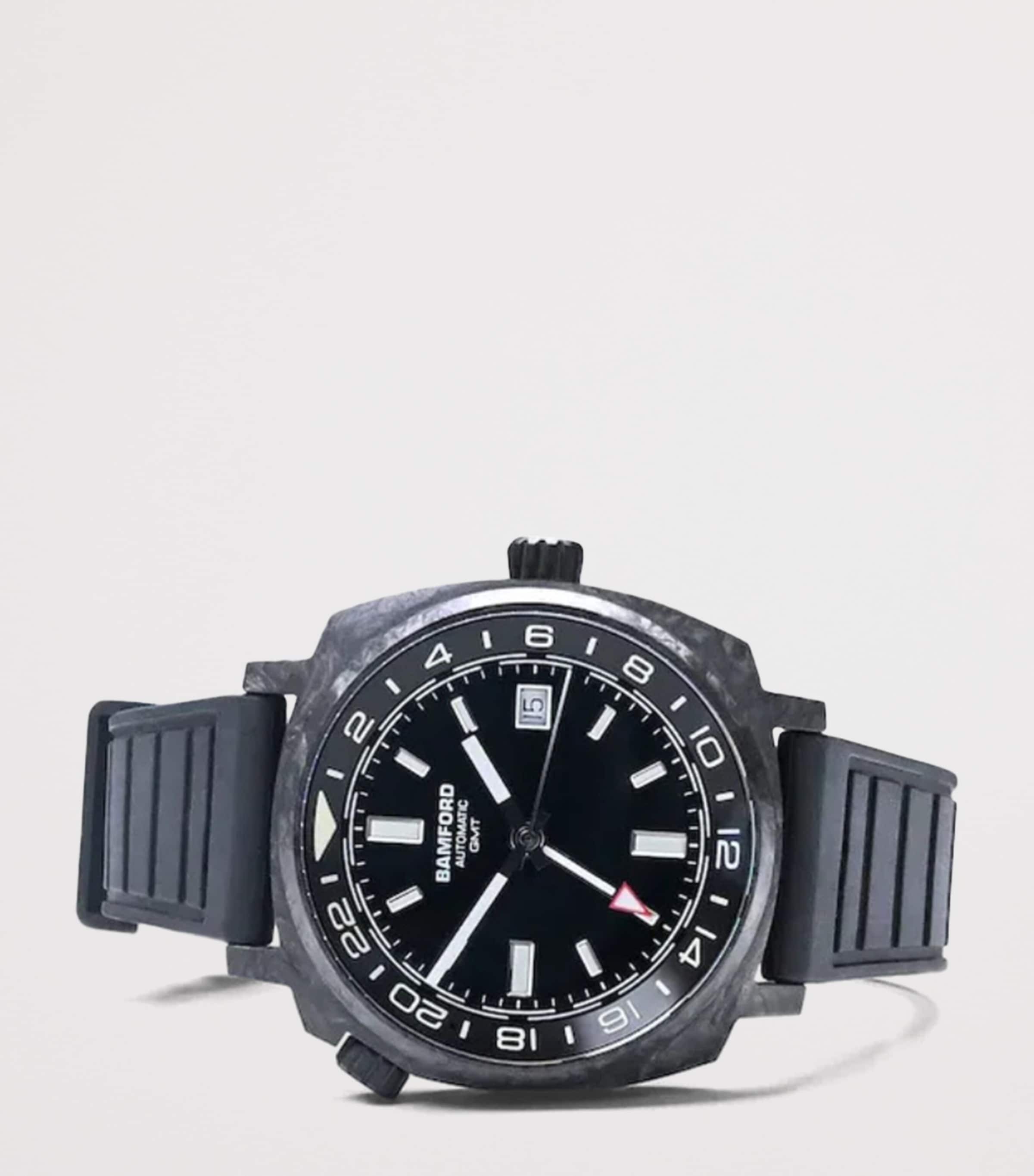 Bamford London GMT Forged Carbon watch 40mm - British product