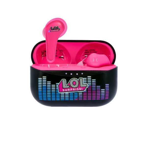 OTL L.O.L. Surprise! hot pink TWS earphones (British brand)