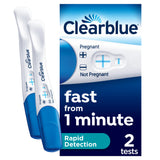Clearblue Rapid Detection Pregnancy Test Kit x2 women's health & pregnancy Sainsburys   