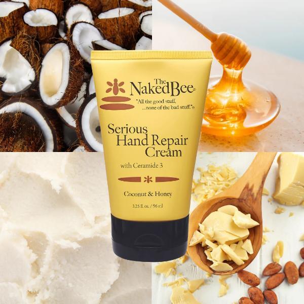 The Naked Bee hand repair cream Coconut and Honey 96ml - British product