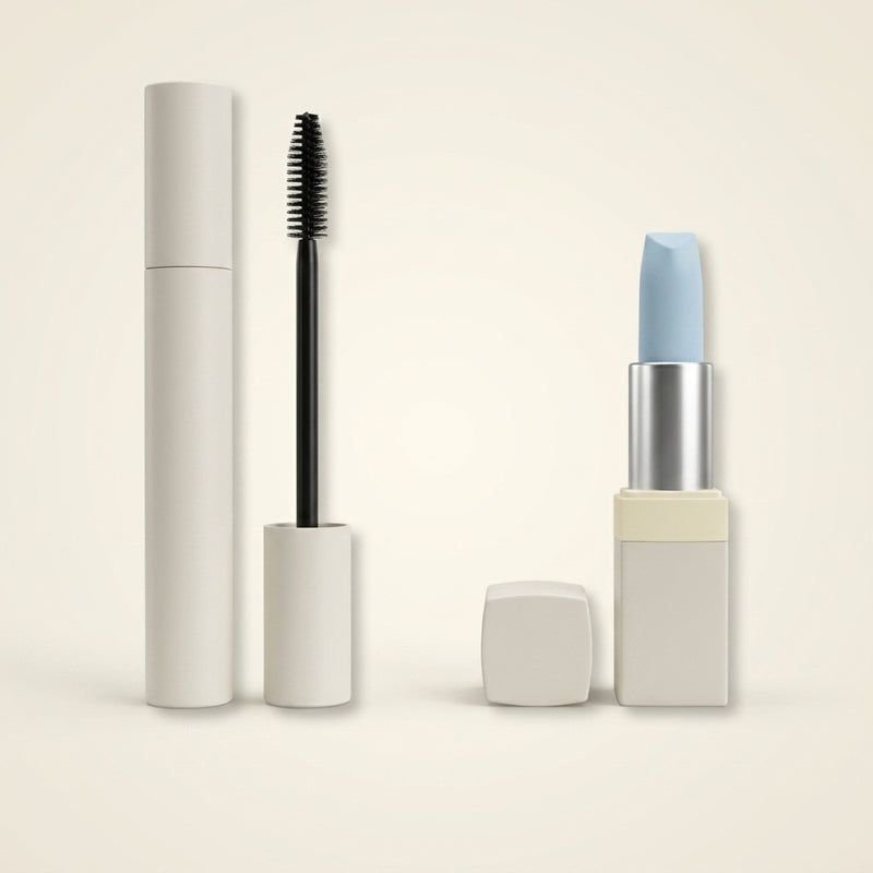 Prada Pradascope mascara and blue lip balm duo - British product