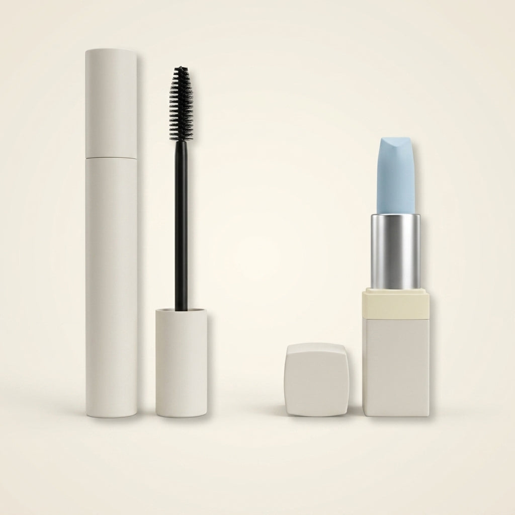 Prada Pradascope mascara and blue lip balm duo - British product