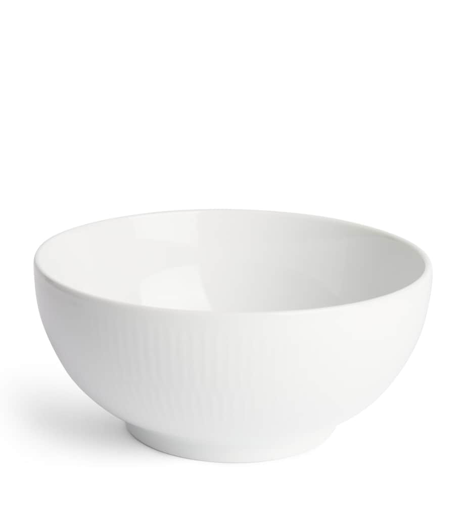 Royal Copenhagen White Fluted bowl 18cm, imported from the UK