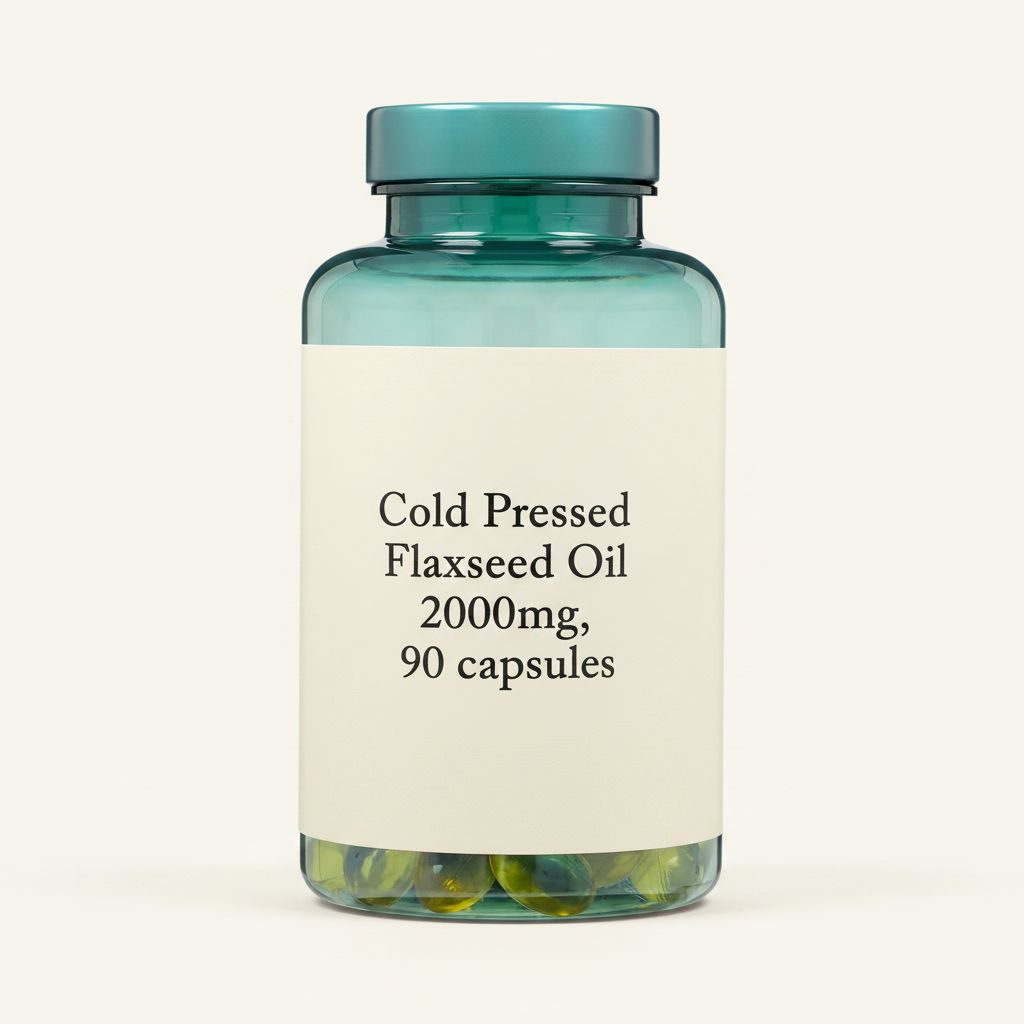 Holland & Barrett flaxseed oil 90 capsules, imported from the UK