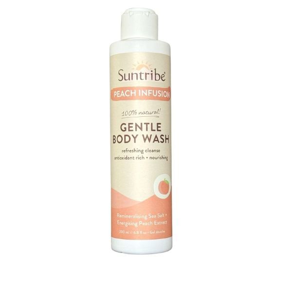 Suntribe natural gentle body wash peach infusion 200ml UK version