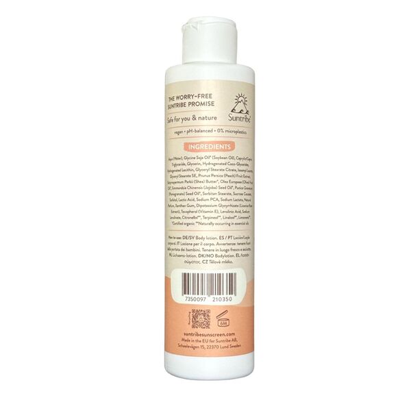 Suntribe natural gentle body wash peach infusion 200ml UK version