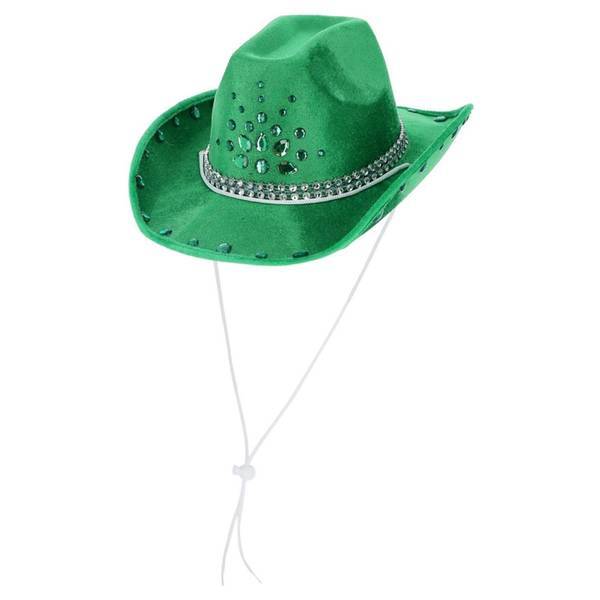 Smiffys rhinestone cowboy hat adult polyester (British brand)