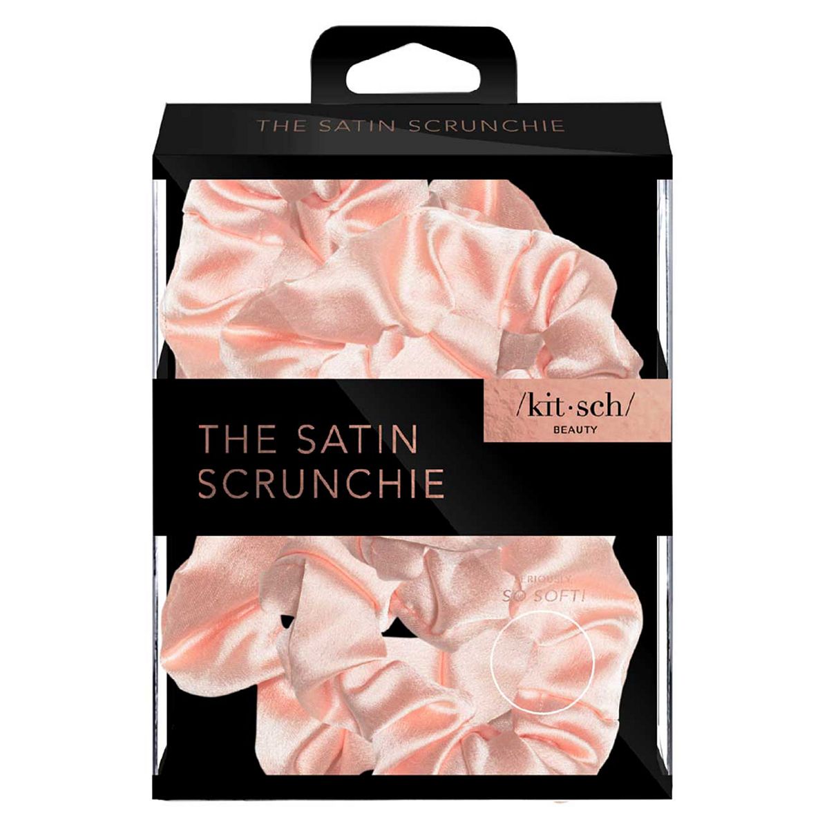 Kitsch&nbsp;Satin Sleep Scrunchies 5s - Blush