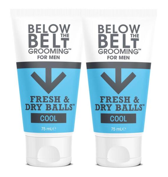 Below The Belt Ball deodorant 2x75ml, imported from the UK