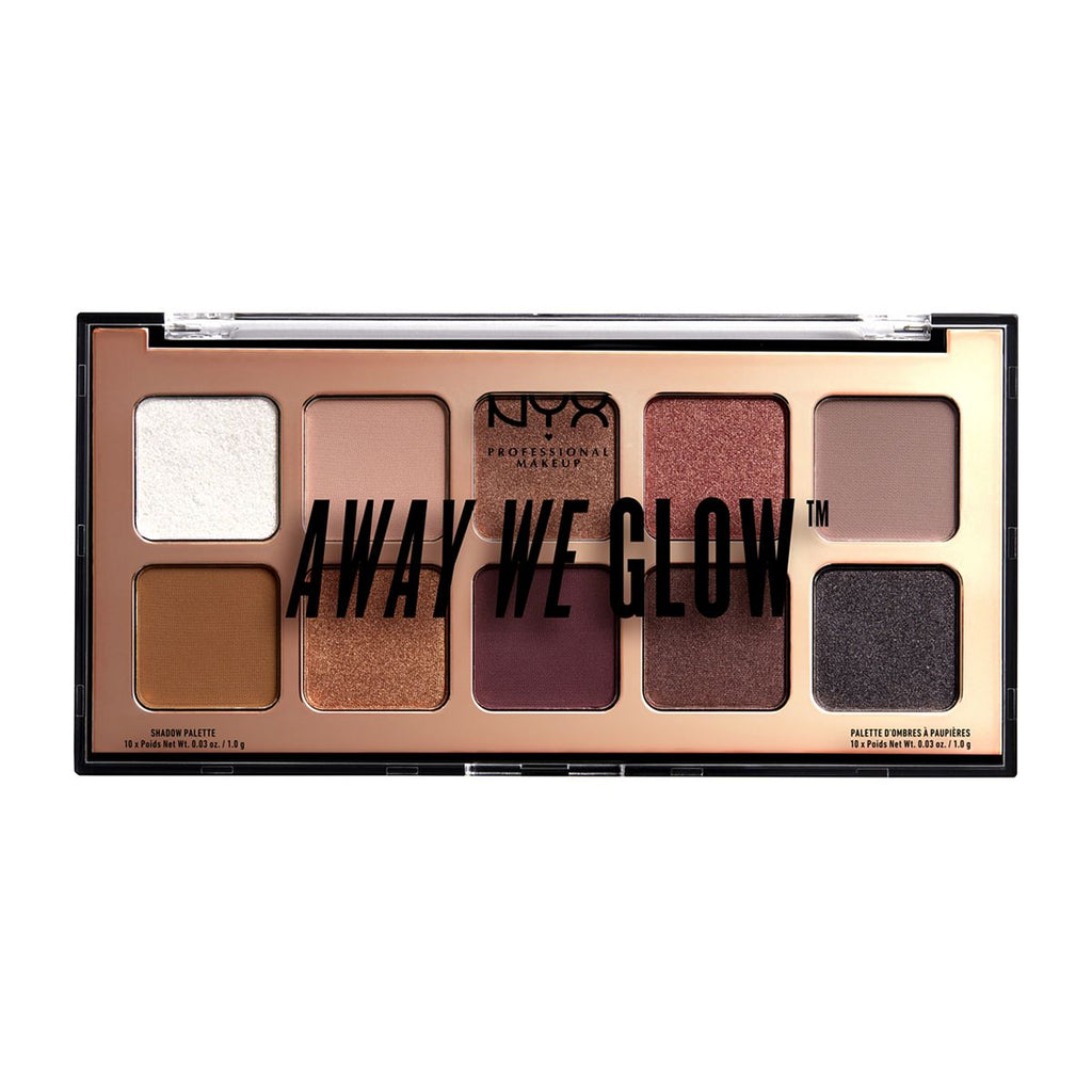 NYX Professional Makeup Away We Glow Shadow Palette