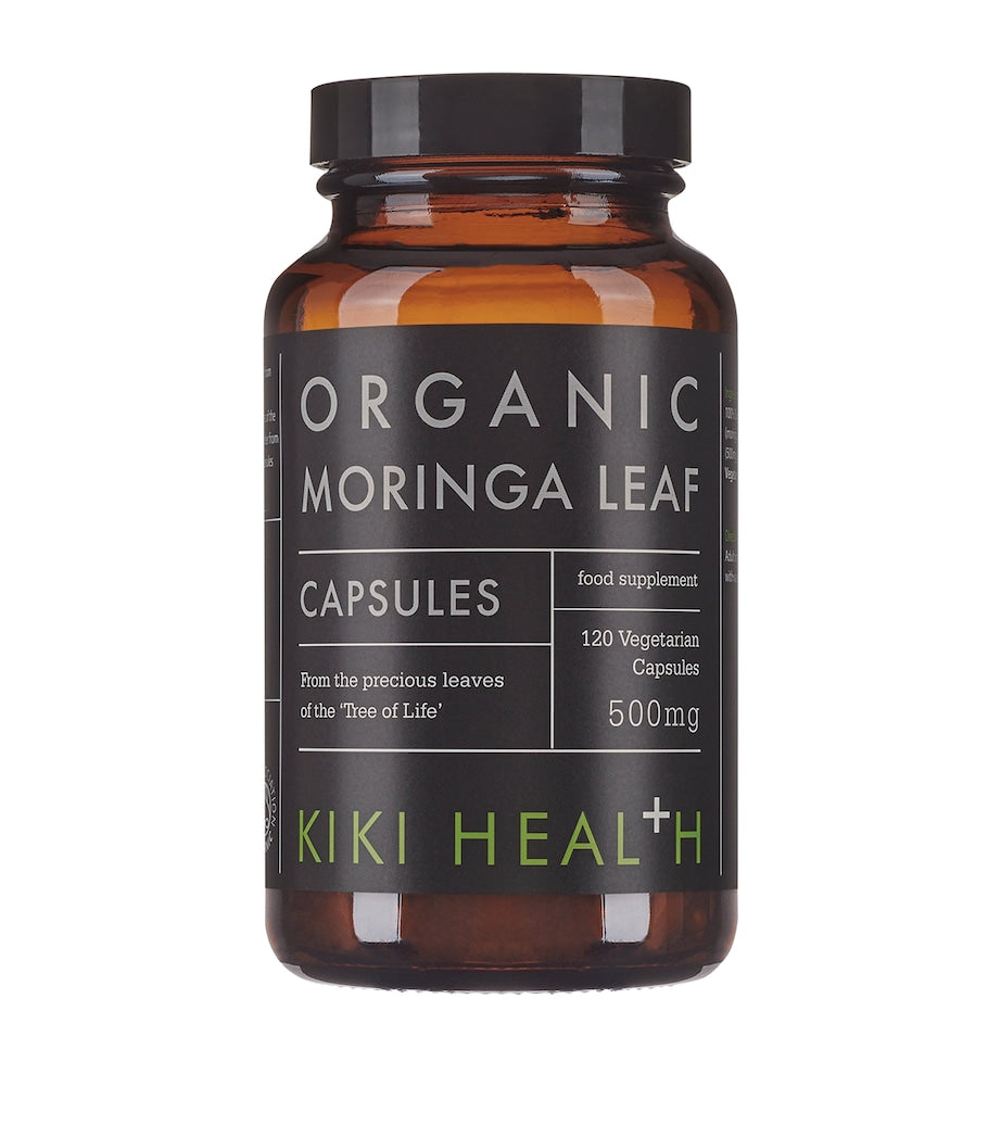 Kiki Heal+H Organic Moringa Leaf Capsules 120 capsules, UK version
