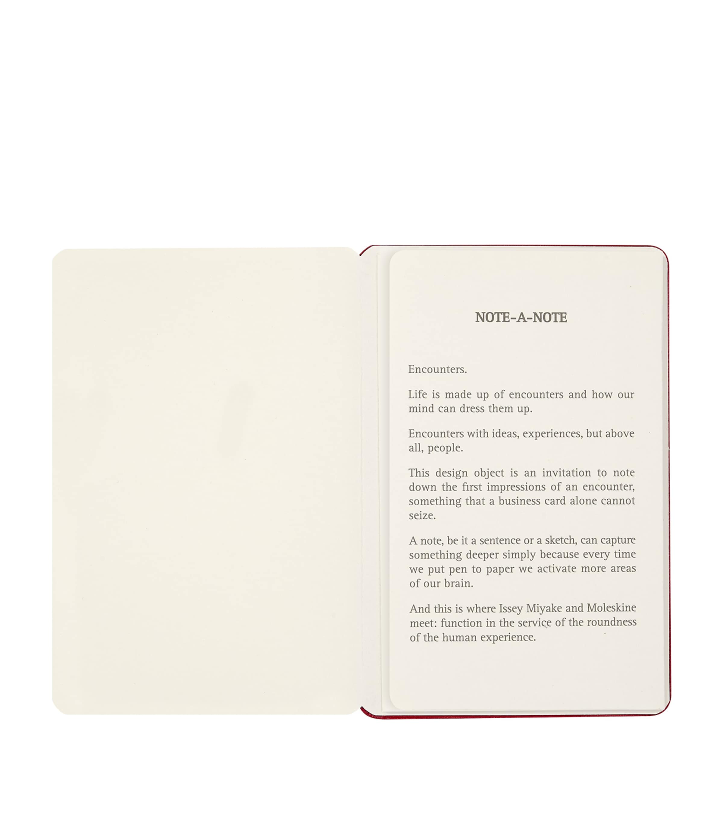 Moleskine Miyake Design Studio business card holder, imported from the UK