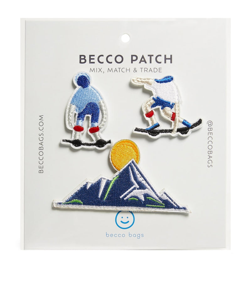 Becco Bags Flying High patches set of 3 - British product