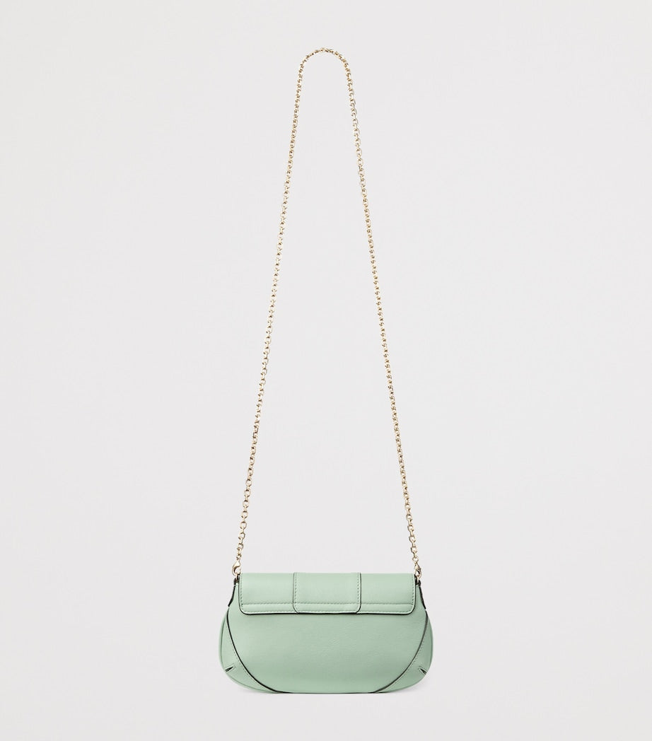 Jimmy Choo Mini Bar chain wallet in leather (British brand)