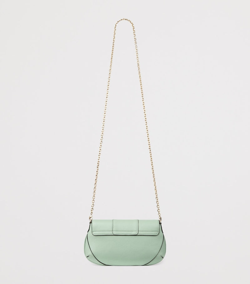Jimmy Choo Mini Bar chain wallet in leather (British brand)