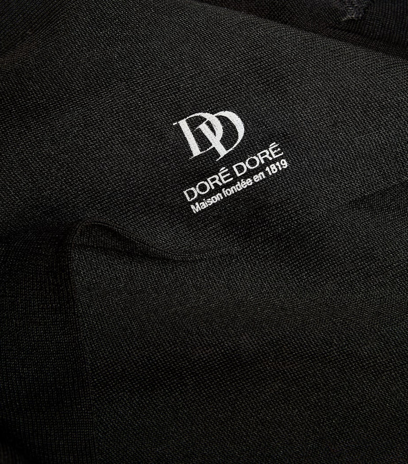 Doré Doré 100% silk dress socks for formal wear - British product