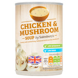 Sainsbury's Chicken & Mushroom Soup 400g Soups Sainsburys   