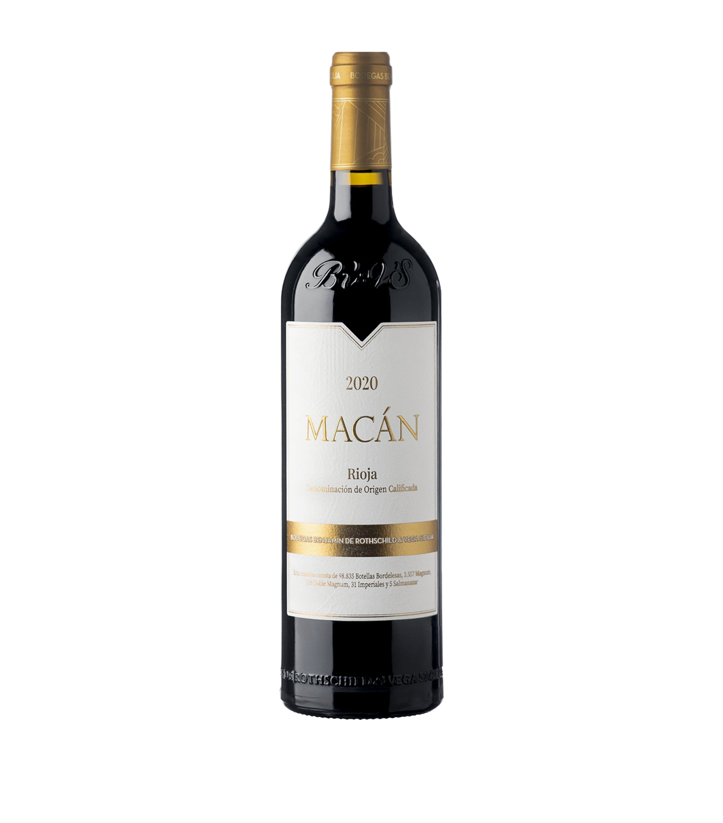 Vega Sicilia Macán 2020 Rioja red wine 75cl (British brand)