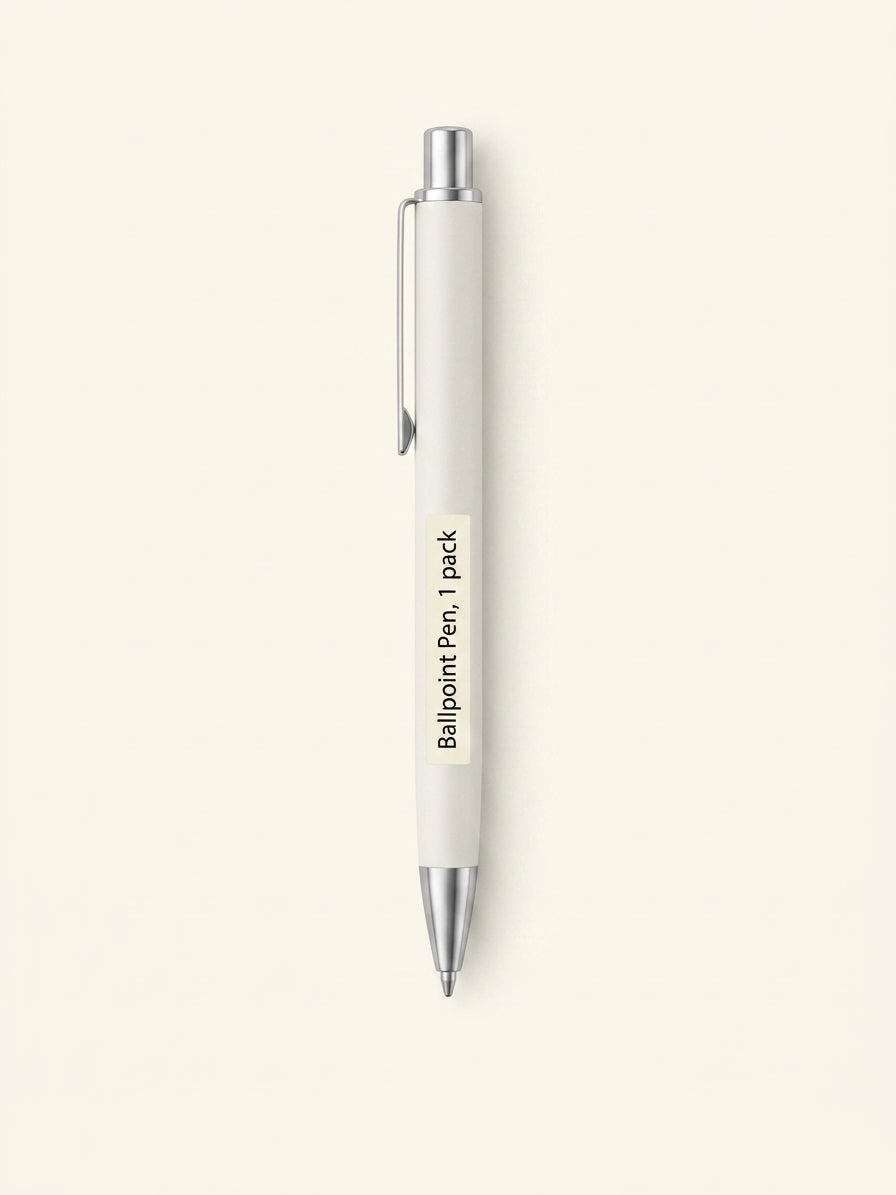 Cartier small lacquered palladium-finish ballpoint pen (British brand)