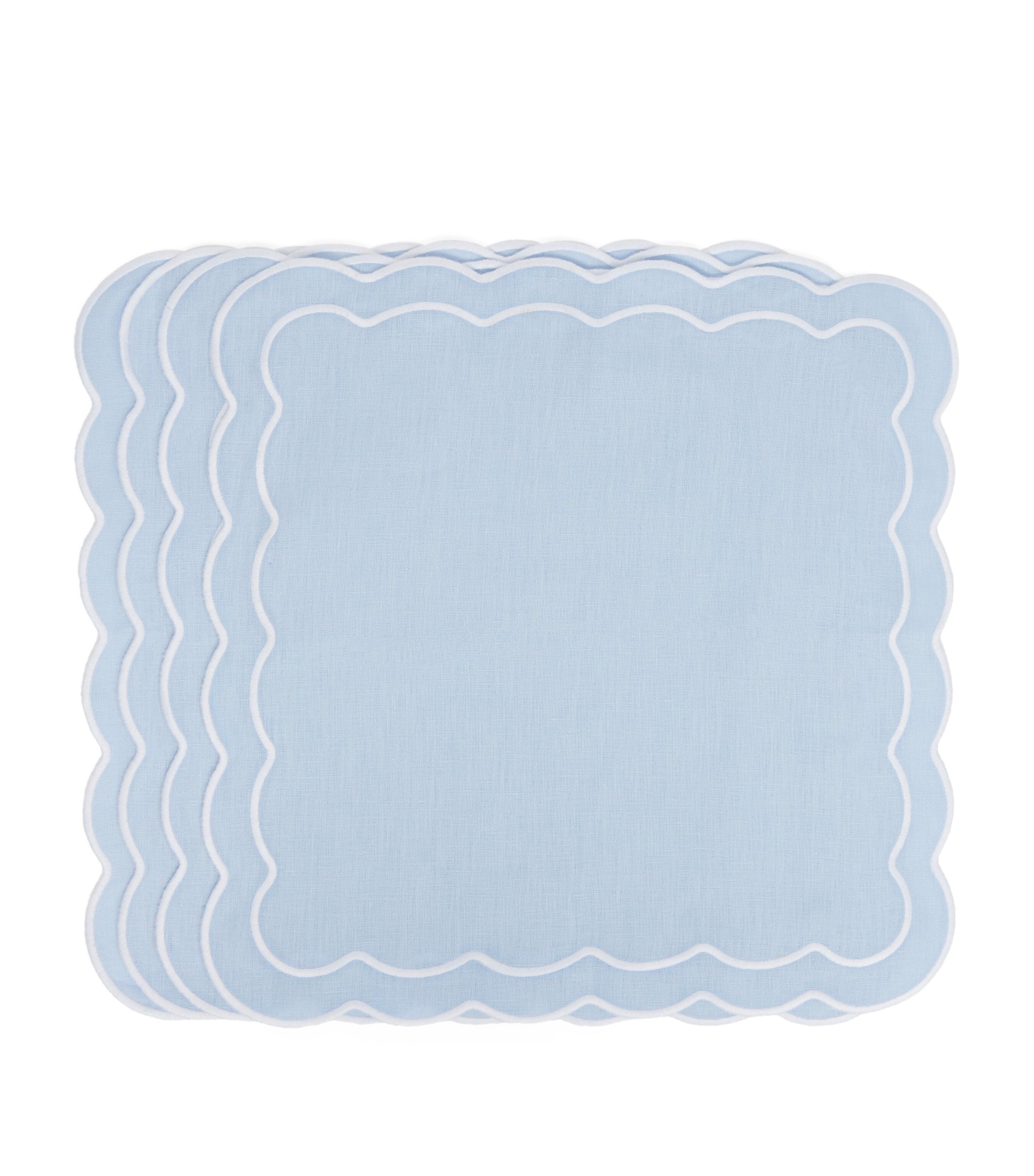 Maison Margaux Bella Blue napkins set of 4, imported from the UK