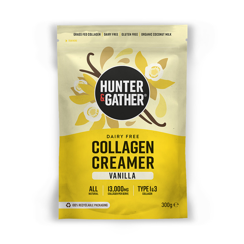 Hunter & Gather Vanilla Collagen Creamer 300g - British product