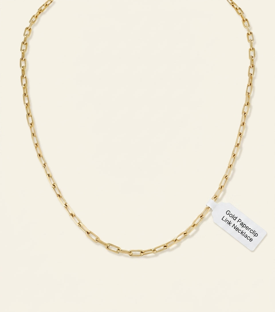 Cartier yellow gold Santos de Cartier chain necklace, imported from the UK
