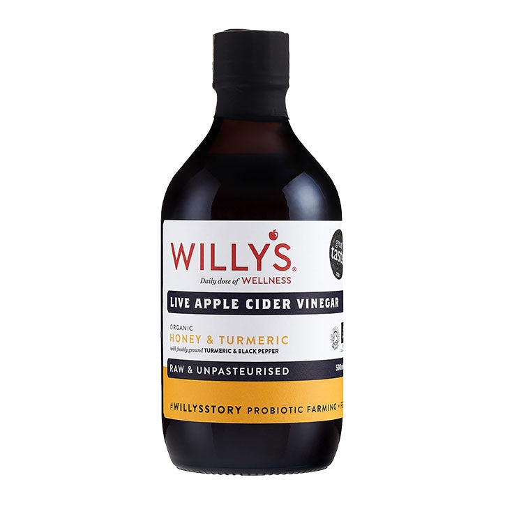 Willy's Organic Apple Cider Vinegar With The Mother 1L