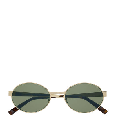 Harrods Saint Laurent Wire Frame Oval Sunglasses- Buy online at McGrocer