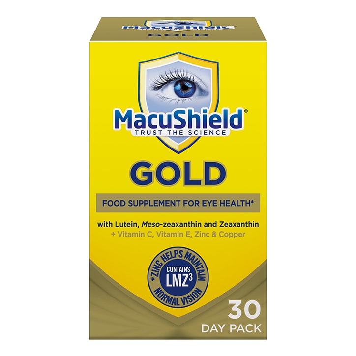 MacuShield Gold Formula 30 Capsules Eye Care Vitamins Holland&Barrett   