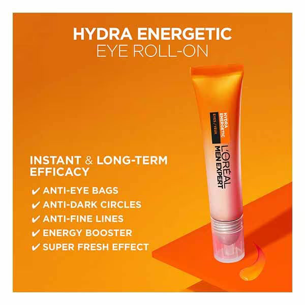 L'Oreal Paris Men Expert Hydra Energetic Eye Roll-On 10ml