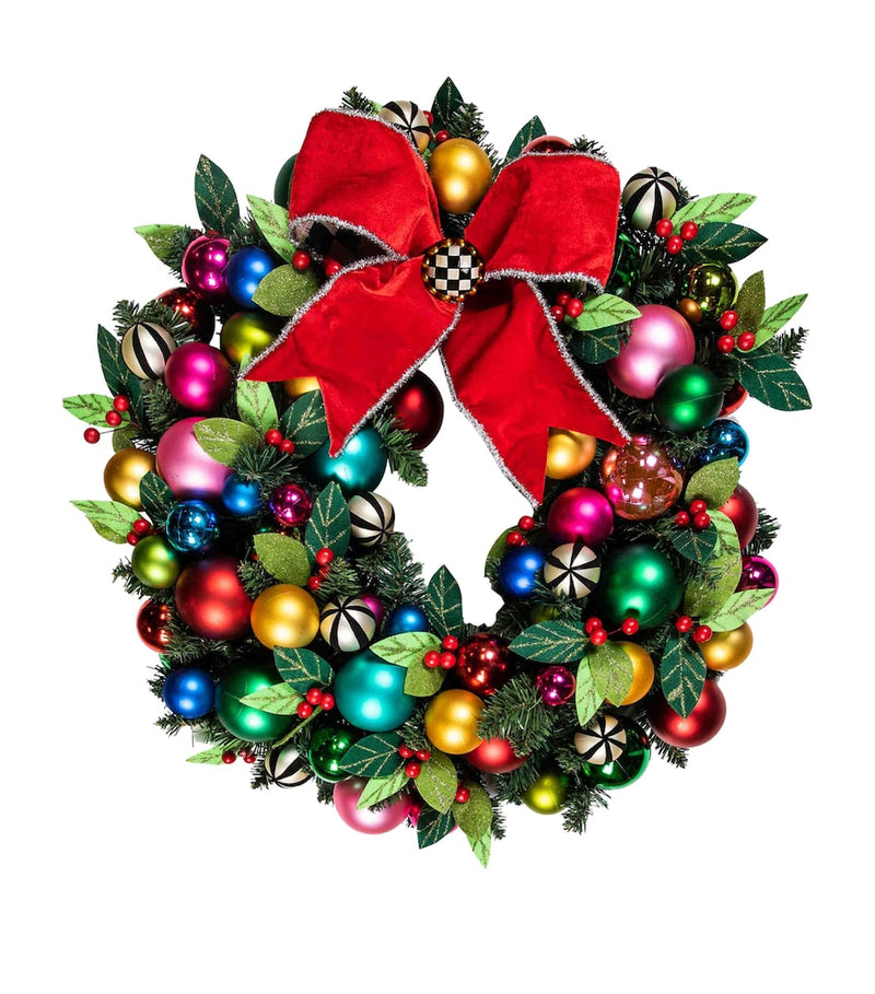 MacKenzie-Childs Jubilee Bauble Wreath 60cm, UK version