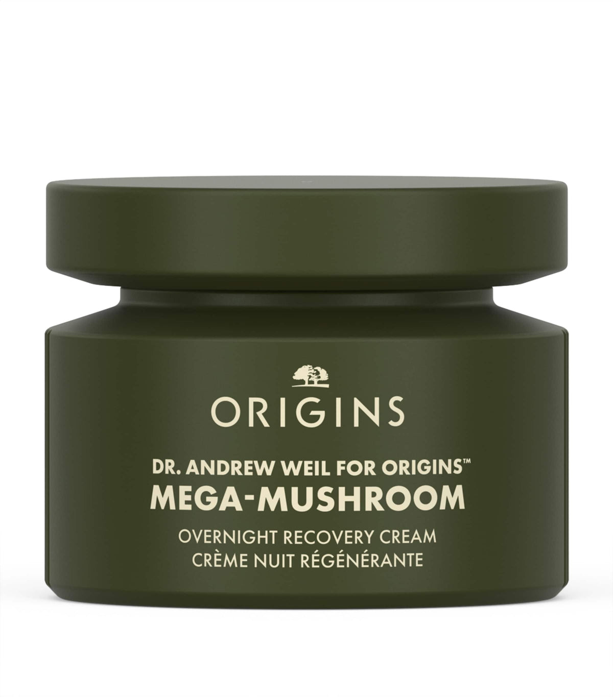 Origins Mega-Mushroom Overnight Recovery Cream 50ml, imported from the UK