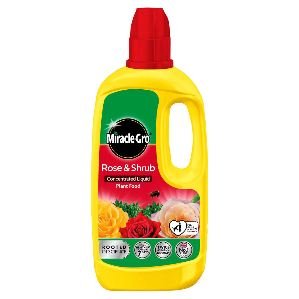 Miracle-Gro Rose & Shrub Concentrate Plant Feed 800ml