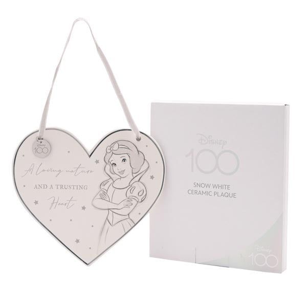 Disney 100 Limited Edition Ceramic Plaque - Snow White GOODS Superdrug   